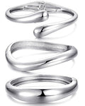 Chunky Bangle Bracelets for Women, Dainty 14k Gold Plated Big Stackable Bangles Set, Trendy Statement Women's Cuff Bracelet Stack Waterproof Chunky Bracelets Jewelry Gifts