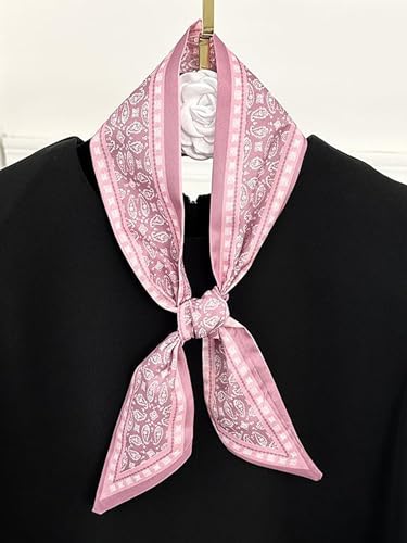 kcctoo 2/6/10Pack Scarf Bags for Women Handbag Scarfs Band Hair Neck Scarves Fashion Gifts - color: 6pc Scarf White