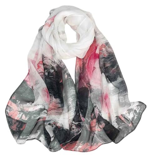 Xyueanlo Fashion Scarves for Women Lightweight Elegant Scarf Sunscreen Wraps Shawls - color: Nymphaea Grey