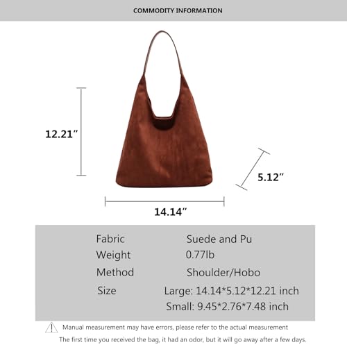 Straw Hobo Bag for Women 2026 Boho Woven Beach Purse Large Summer Straw Tote with Lining Black Raffia Shoulder Bag | straw material - color: Suede Hobo-brown