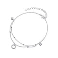 Gold Anklet Bracelets for Women Waterproof, Gold Plated Charm Dainty Layer Anklets Trendy, Simple Chain Anklets Set Gifts for Women, Jewelry Gifts for Her Mom Wife Girlfriend