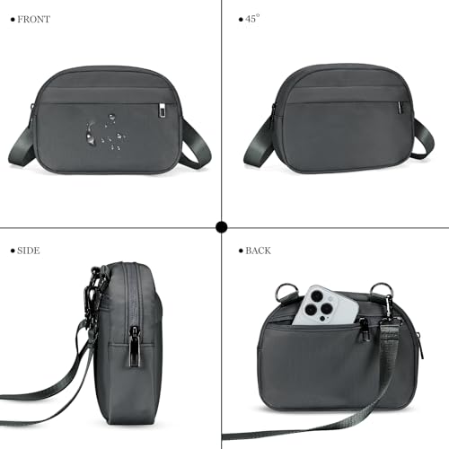 MAXTOP Small Crossbody Bags for Women Belt Bag Fanny Pack with Adjustable Strap - color: Dim Grey, style: Small Crossbody Bag