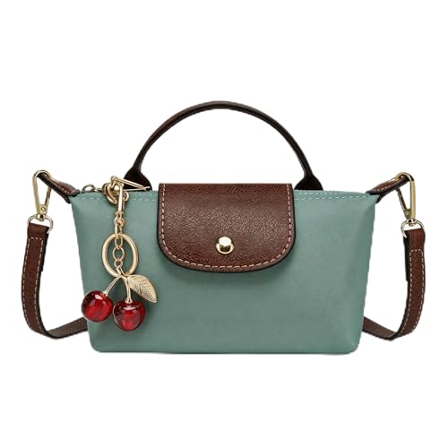 Dreubea Womens Chic Mini Bag Convertible Crossbody & Top-Handle Handbag for Everyday Elegance - color: Peacock Blue