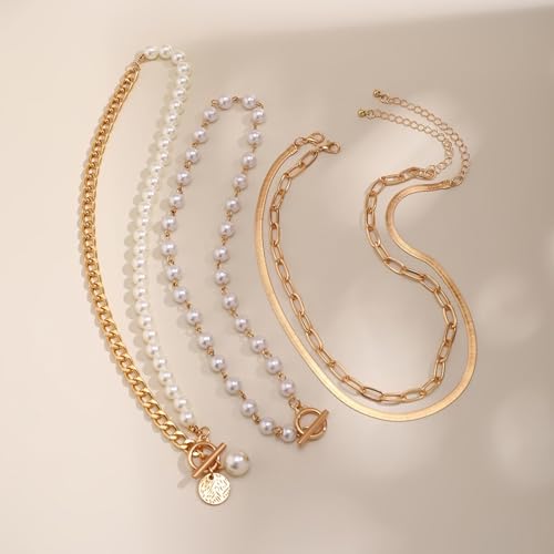 Gold Stack Necklace Chunky Necklaces for Women Trendy Coin Pendant Long Necklaces Western Jewelry for Women Cowgirl Cowboy Chic Country Outfit Boho Accessories Birthday Jewelry Gifts - color: F1:gold boho necklaces
