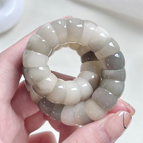 Fidget Bracelet Natural Bodhi Seeds Beaded Bracelets Zen Fidget Stretch Bracelets Alleviate Anxiety Stress Protection Healing Bodhi Jewelry Gifts for Women Men - color: A6:Fidget Bracelet