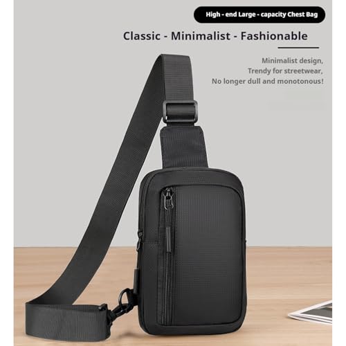 Mini Sling Bag for Men Women, Waterproof Crossbody Backpack, Lightweight Utility Chest Bag for Hiking Travel Sports (Dark Blue) - color: Dark Blue