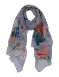 PANTONIGHT Long Chiffon Fashion Scarf Lightweight Chiffon Sheer for women - color: Color 771