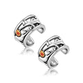 CHIC & ARTSY 925 Sterling Silver Ear Cuffs for Women, Non Piercing Clip On Cartilage Cuffs, Adjustable Fake Conch & Helix Earrings, Gold Plated & Oxidized Various Styles - color: ear cuff #29