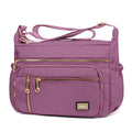 NPBAG Crossbody Bag for Women, Shoulder Purse Handbag Messenger Bag, Trendy Pocketbooks, Waterproof and Multi-Pockets - color: Plum