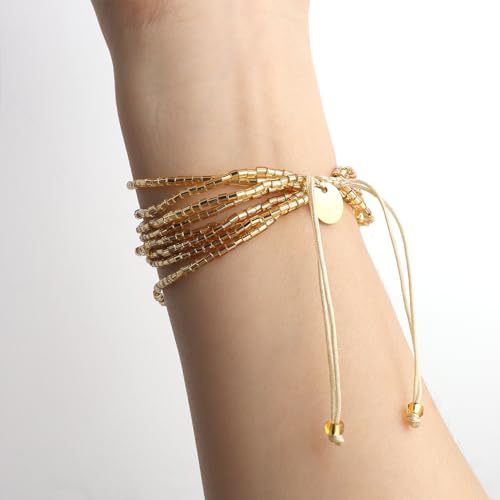 Sonateomber 2PCS Evil Eye Protection Boho String Rope Braided Bracelets Set for Women Men Charm Adjustable Handmade Couple Surfer Beads Anklets Kabbalah Strand Lucky BFF Jewelry Gift