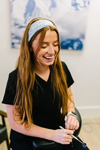 Maven Thread Wide Workout Headbands for Women – Non-Slip Sweatbands for Gym, Running & Yoga - color: Dentist