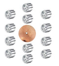 MODRSA Fake Nose Stud Fake Nose Ring Stud Fake Nose Piercing Fake Lip Ring Fake Earrings Stud Silver Gold Fake Cartilage Helix Earring Clip on Earring Hoop Fake Eyebrow Ring Fake Bridge Piercing - color: B1-fake stud - silver