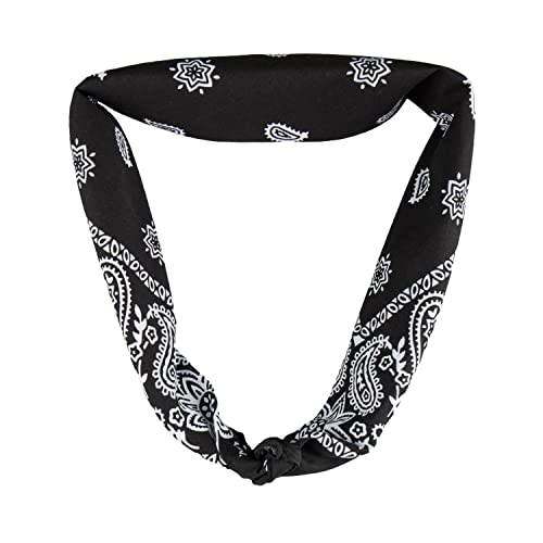 Levi’s All-Gender Multi-Purpose Bandana Gift Set – Headband, Wrap, Face & Neck Coverage - color: Black/Green, size: Pack 2