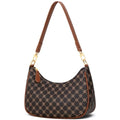 KKXIU Shoulder Bag for Women Cute Hobo Purses and Handbags Retro Clutch Underarm Purse | Cute - color: Brownflower