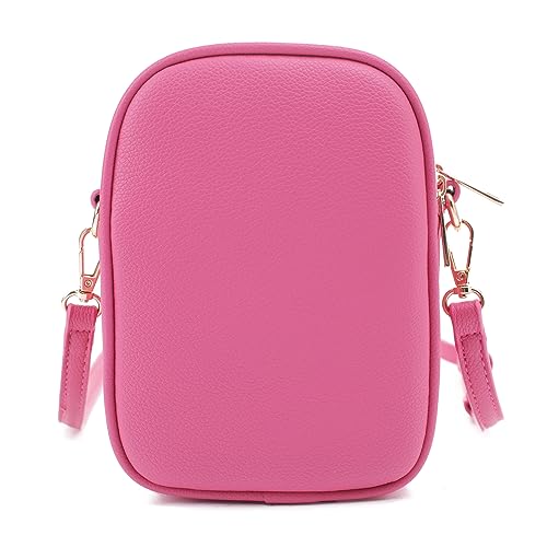 Mali+Lili, Josie Triple Zip Crossbody Bag - color: Fuchsia