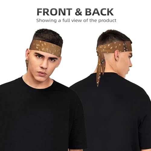 Sports Head Tie Westie Dogs Beach Summer Tropical Tie Sweatband Headband Men Women Elastic Bandana Adjustable Non-Slip Moisture Wicking for Running Football Yoga Workout Athletic Hair Ninja Head Band - color: Animal Hair Pattern