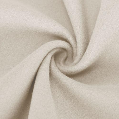Zaswen Batwing Long Sleeve Cloak Coats for Women Fall Winter Stand Up Collar Oversized Cape Poncho Jackets with Belted - color: Beige, size: Medium