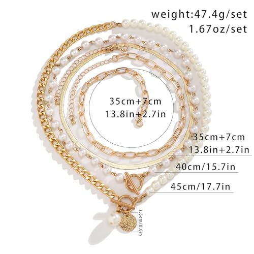 Gold Stack Necklace Chunky Necklaces for Women Trendy Coin Pendant Long Necklaces Western Jewelry for Women Cowgirl Cowboy Chic Country Outfit Boho Accessories Birthday Jewelry Gifts - color: F1:gold boho necklaces