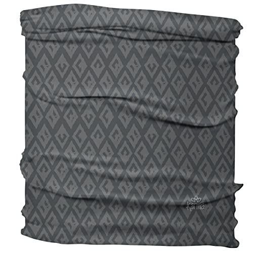 Karma Gray Diamond Headband for Women - Medium - Fabric Headband and Stretchy Hair Scarf - Dark Grey - color: Gray Diamond, size: 1 Count (Pack of 1)