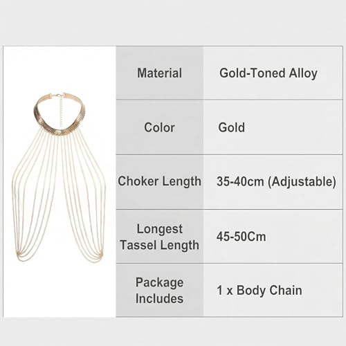 Body Chain Set Necklace Bra Waist Chain Summer Fashion Jewelry Suit for Beach Rhinestone Party Holidy,Accessories for Women
