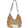 Straw Hobo Bag for Women 2026 Boho Woven Beach Purse Large Summer Straw Tote with Lining Black Raffia Shoulder Bag | straw material - color: Khaki 2 With Adjustable Strap