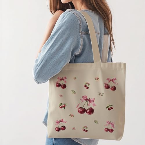 Aesthetic Tote Bag for Women | Medium Size with Inner Pocket | Stylish & Practical - color: Pink