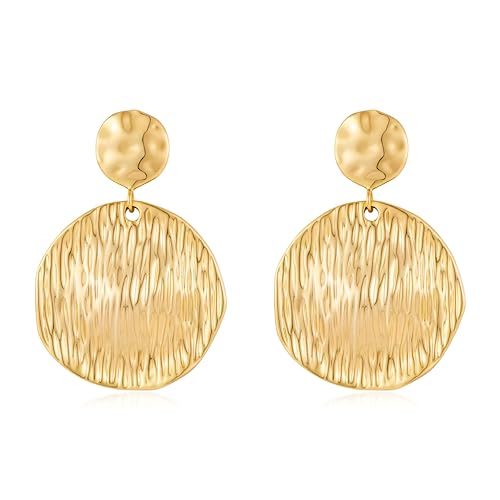 Gold/Silver Shell Dangle Earrings for Women Seashell Drop Dangle Earrings Ocean Beach Earrings Summer Jewelry - color: F