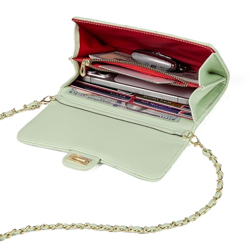 Small Cross Body Purses Sling Crossbody Bags for Women, Shoulder Bag Tote Purse Cross Body Bag Phone Bags - color: E Light Green