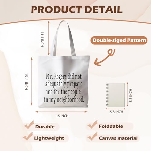 Motivational Canvas Tote Bag,Positive Affirmation Gifts for Women Men Reusable Grocery Shopping Tote Bag Purse - color: White
