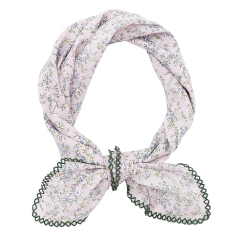Large Cotton Bandanas for Women, 27 x 27 inch Hair Neck Scarf, Headband Square Scarf - color: A-pink