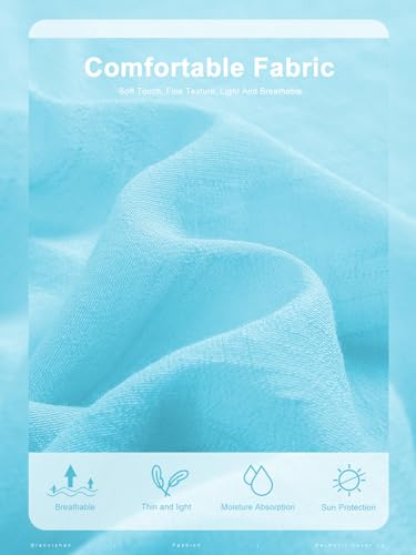 QIANXIZHAN Women's Swimsuit Cover Up,Beach Sarong Wrap Bottom Coverup for Women Short Skirt - color: 1light Blue