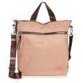 shortyLOVE Wonder Crossbody Messenger Bag - Womens Stylish Nylon Travel Handbag with 55" Adjustable Removable Strap - color: Peach