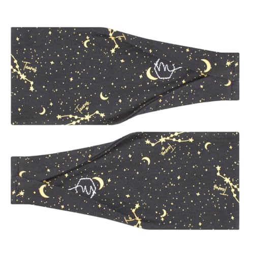 Maven Thread Wide Workout Headbands for Women – Non-Slip Sweatbands for Gym, Running & Yoga - color: Taurus