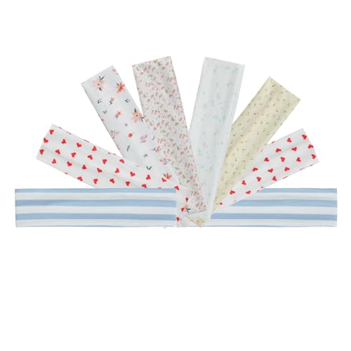 Fashion Headbands for Women 8pcs, Elastic and Soft Fabric Headbands, Anti Slip Headband Cotton Head Bands Suitable for Sports and Daily Life