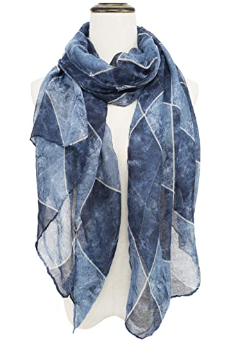 YOUR SMILE Ladies/Women's Lightweight Floral Print/Solid Color mixture Shawl Scarf For Spring Summer season - color: 105