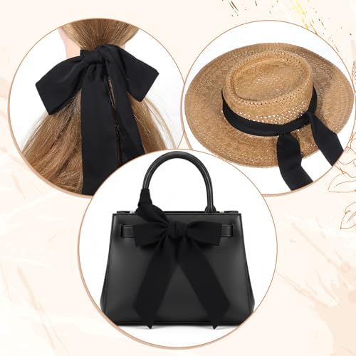 Chiffon Sash Belt, Long Satin Ribbon Scarf Belt, Self Tie Waist Bow Tie Belts for Women Dresses Bridal Wedding