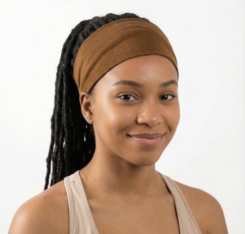 10Pcs Wide Boho Headbands for Women and Girls, Twisted Knot Design, Large Turban Style Hair Wraps, Non-Slip Stretchy Sport Workout Yoga Gym Running Headbands