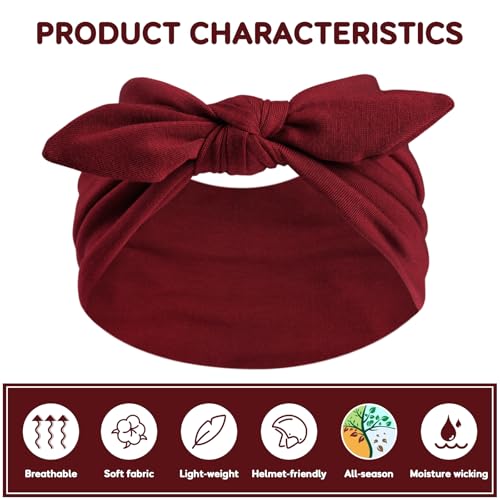 S&N Remille Wide Headbands for Women, Large Hairband, Elastic Non-Slip Headband Twist Knotted Accessories, Yoga Workout Vintage Hair 3 Pack (Multi-colored-4) - color: Multi-colored-4