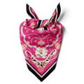 dscarf Womens Neck Scarf 21"x21" Small Square | Headband Scarf Ethnic Bandana Head Scarf Flowering Breathable Lightweight - color: Belt Design 4