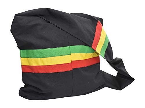 Mandala Crafts Hippie Bag, Large Boho Hobo Purse for Women, Crossbody Shoulder Sling Bags for Indie Style Bohemian Accessory - style: Rasta Lion