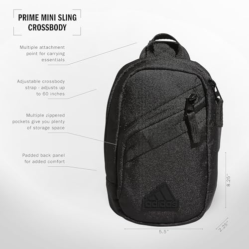 Prime Mini Sling Crossbody Bag, small size for festivals and travel - color: Black