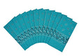 Vamqor 12pcs Bandana for women and men 100% Cotton Custom Fashion Paisley Design Multifunctional Outdoor Square Handkerchief - color: Turquoise