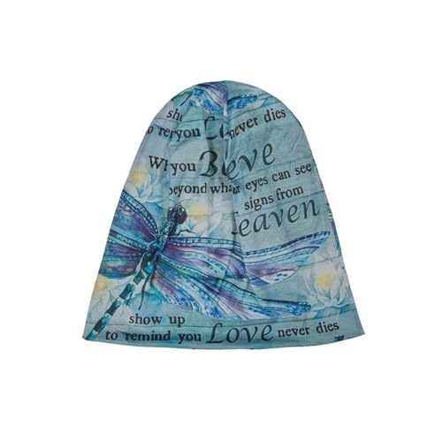 Tenna Teki Women Slouchy Beanie Chemo Hat Cancer Caps for Patient | Autumn Spring Lightweight Comfortable Breathable Beanie for Men - color: Blue3