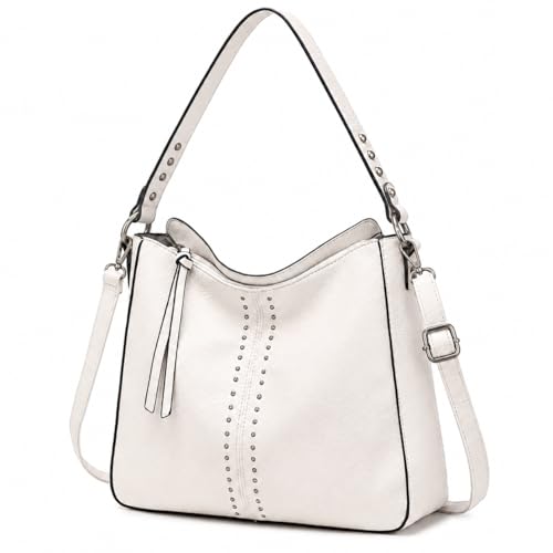 Montana West Hobo Bag for Women Crossbody Purse and Handbags Ladies Chic Shoulder Bags - color: Beige