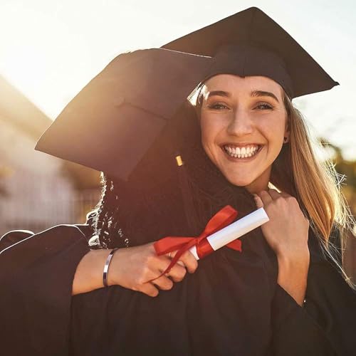 M MOOHAM Graduation Gift for Her Him 2026, Inspirational Graduation Bracelets Class of 2026 High School College Graduation Gift for Her with Graduation Box - style: With Box-She believed she could, she knew she would and so she did!