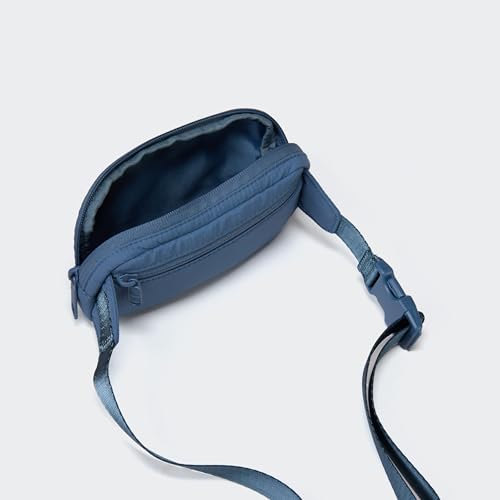 Pander Mini Belt Bag – Ultra Compact, Fits 6.7” Phone, Lipstick, Earbuds, Essentials, Small Crossbody Waist Purse, Denim Blue - color: Denim Blue