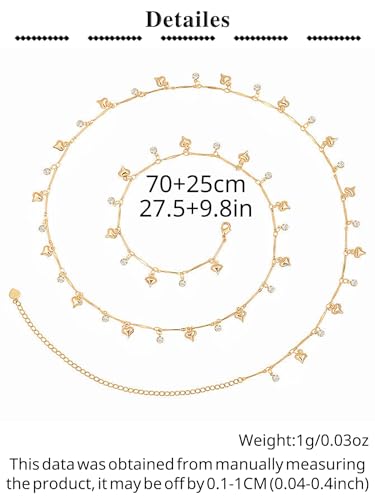MODRSA Silver Gold Belt Chain Belt for Women Fashion Plus Size Pearl Waist Chains Metal Layered Gold Belts Chains no Tarnish Trendy Pirate Belly Belts for Women Dress Sun Moon Star Waist Jewelry - color: D6- Rectangle rhinestone- gold