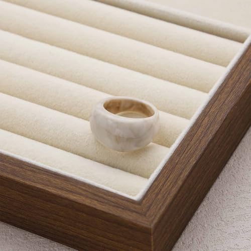 Vintage White Acrylic Ring Acrylic Chunky Wide Rings Resin Statement Ring Resin Dome Rings Not Adjustable Minimalist Geometric Plastic Knuckle Finger Y2K Jewelry for Women - color: White