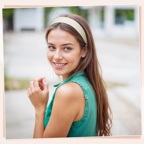 obeoby Cute Pink Headbands, 5Pcs Non Slip Wide Headband Hair Accessories Teen Girls Trendy Stuff Gifts - color: Pink Series