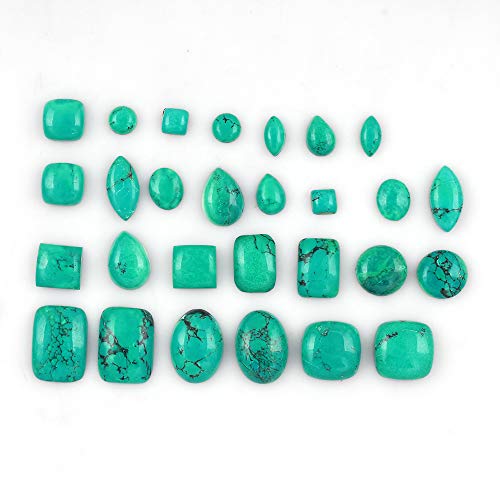 Round Shape Natural Gemstone Vintage Style Handmade Rings for Women - 925 Silver Overlay Handmade Birthstone Ring Jewelry Gift for Her Mom Wife Sister - color: Turquoise